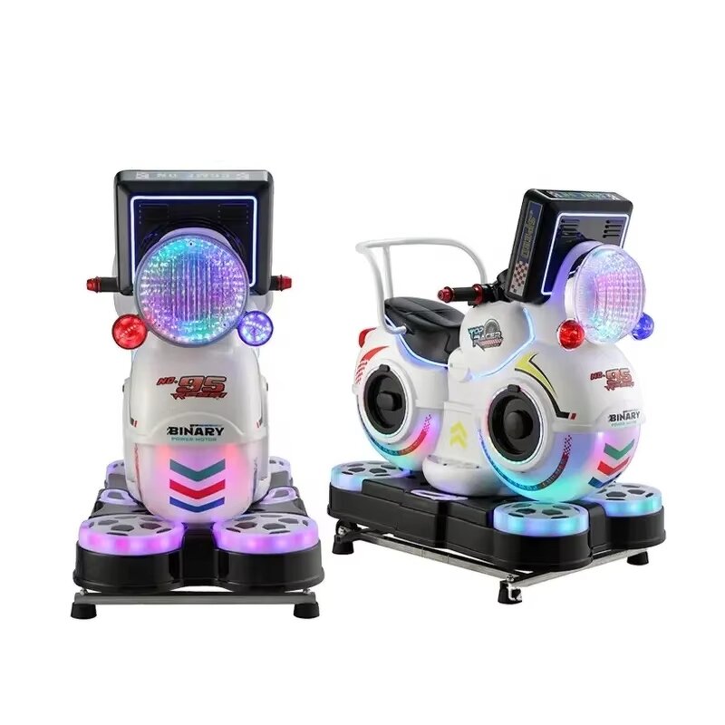 Ride Machine Manufacturer - New Release Kids Ride Motorcycle LED Screen Plastic 220V Coin Operated 1-Year