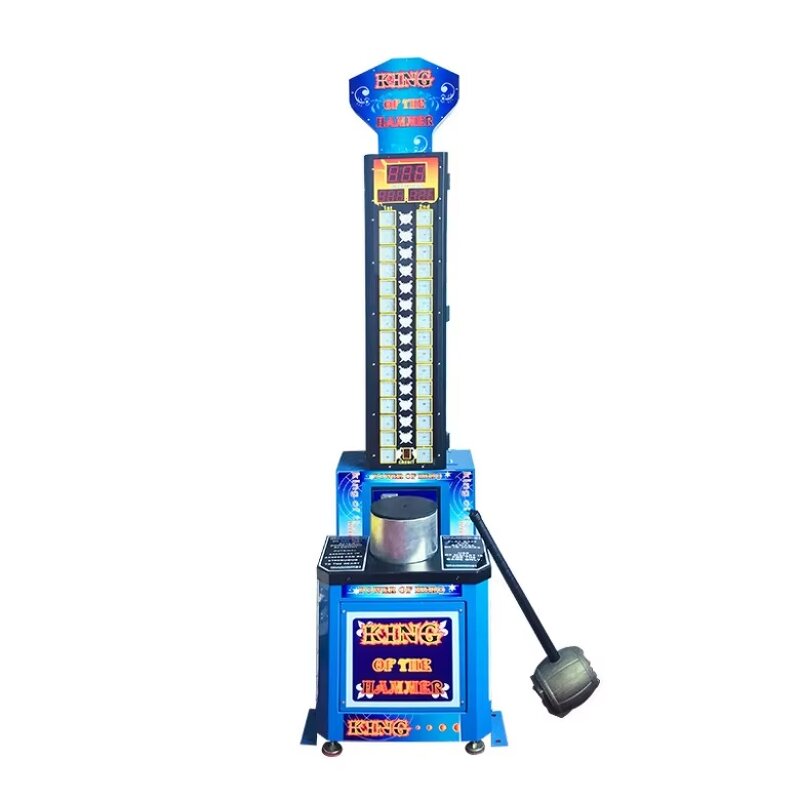 Arcade Game Manufacturer - King Power Big Punch Boxing Metal Coin Operated Ticket Redemption Hammer