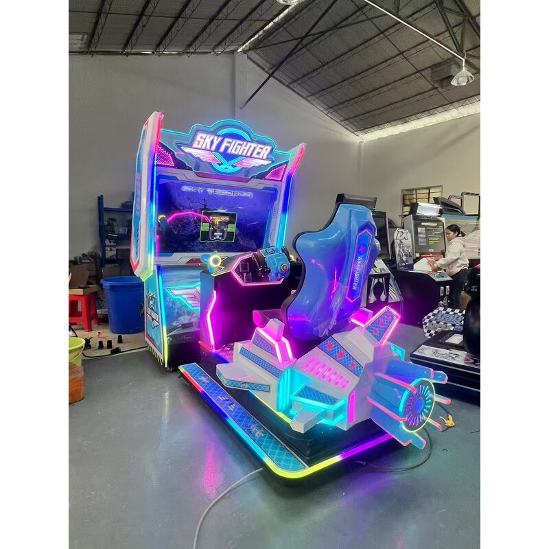 Arcade Game Manufacturer - Dynamic Airplane Battle 220V Shooting Experience Arcade Game