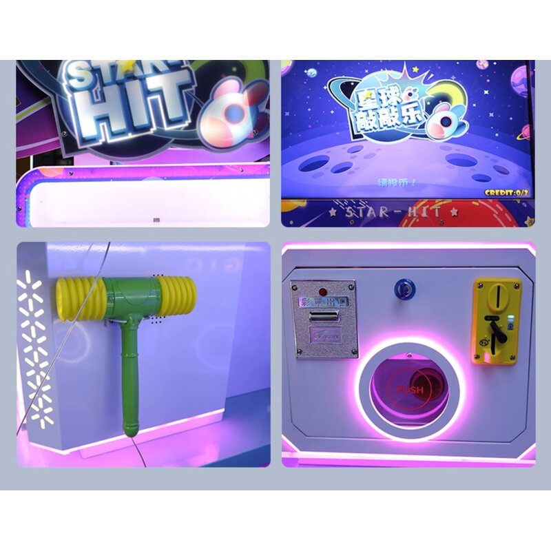 Arcade Game Manufacturer - Hot Sale Kids Redemption Game Metal Electronic Swing Hammer Game
