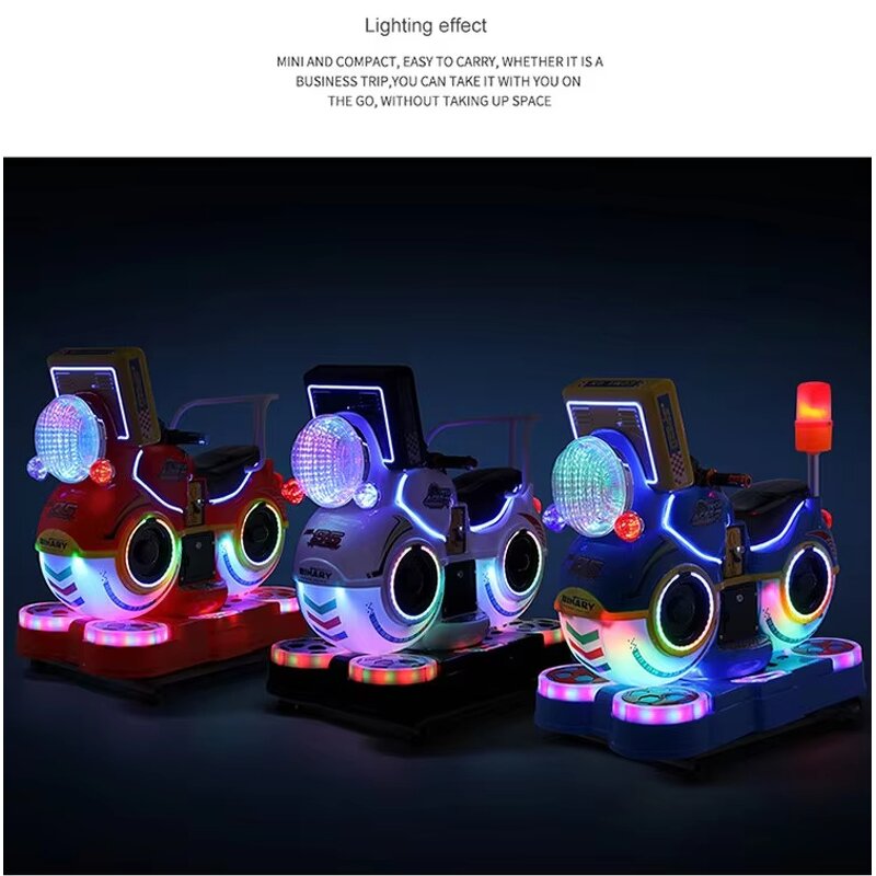 Ride Machine Manufacturer - New Release Kids Ride Motorcycle LED Screen Plastic 220V Coin Operated 1-Year