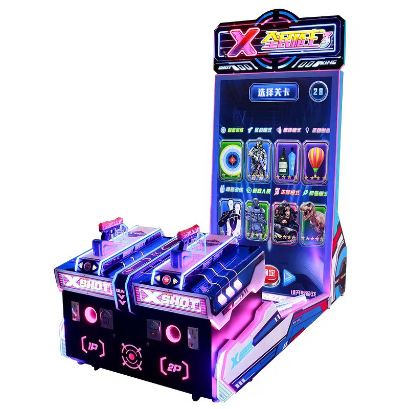 Arcade Game Machine Manufacturer - OEM 2-Person Water Gun Shooting Simulator Coin Operated Amusement
