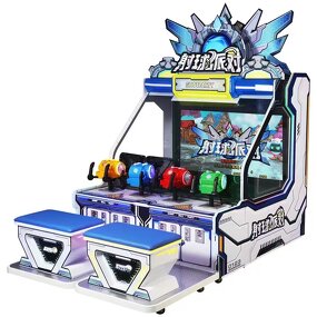 Arcade Game Machine Manufacturer - Indoor 4-Player Mini Metal Board Ball Shooting 220V 6+