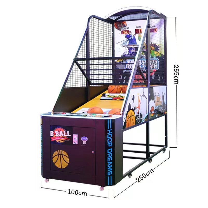 Arcade Game Manufacturer - Luxury Foldable Large Adult Basketball Coin Operated Arcade Game