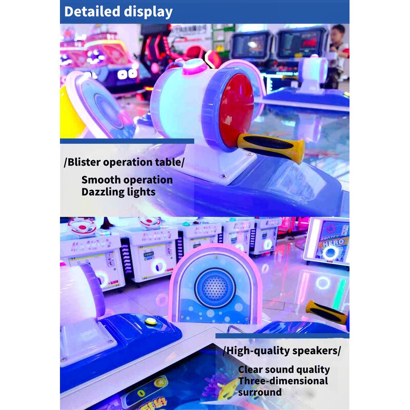 Arcade Game Manufacturer - 6 Players Children Fishing Arcade Game Electronic 220V Kids Hot Sale