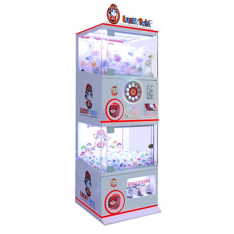 Vending Machine Manufacturer - Wooden Coin Operated Kids 220V Ball Capsule Snack Doll Game