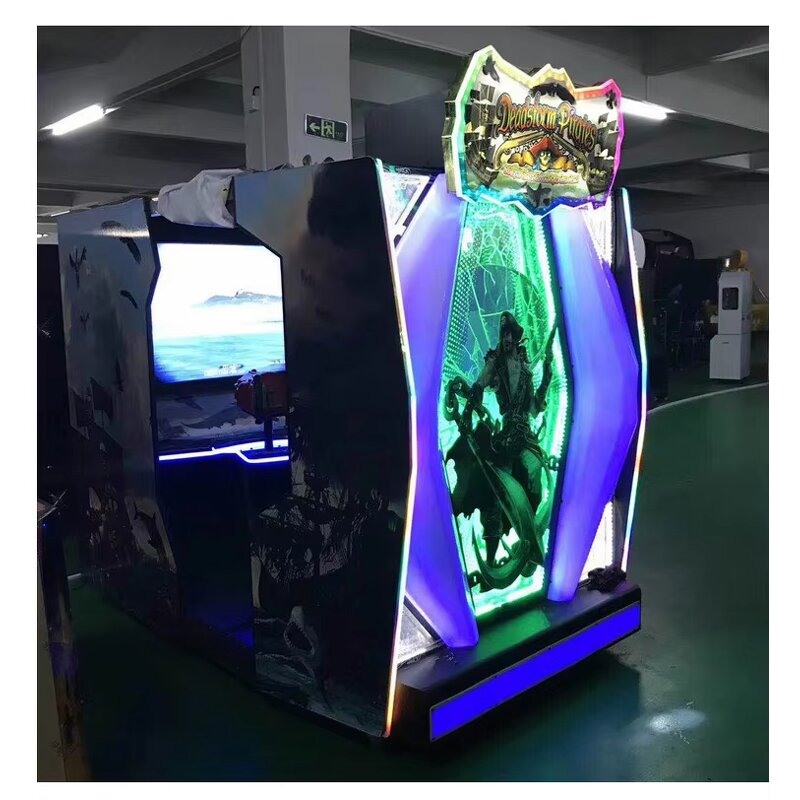 Video Game Machine Manufacturer - Pirates Arcade Coin Operated Shooting Gun Game Metal Plastic 220V