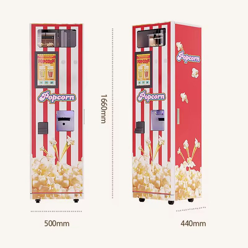 Vending Machine Manufacturer - Automatic Metal Snacks Popcorn Maker Coin Operated Cinemas Shopping Malls
