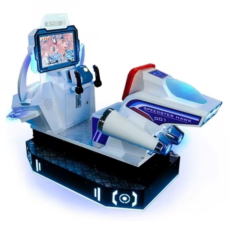 Arcade Game Machine Manufacturer - Colorfulsky Speed Hawk II Dynamic Shooting Racing 220V English Kids