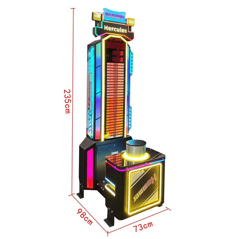Arcade Game Manufacturer - King Hammer Metal Plastic Coin Operated Adult Ticket Redemption Shopping Malls