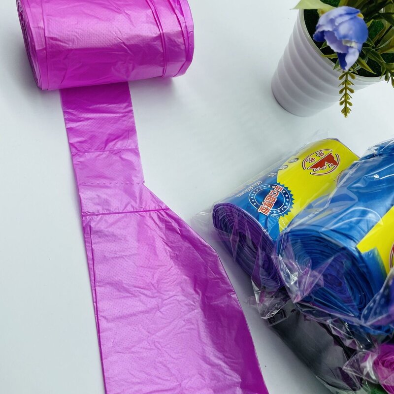 Plastic Garbage Bag Manufacturer - Blue Household Duty Black Contractor