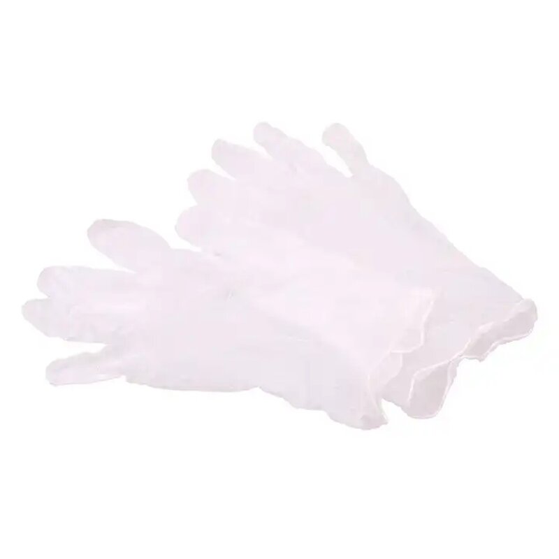 Rubber Gloves Manufacturer - Disposable White Heavy-Duty for Dishwashing Cleaning