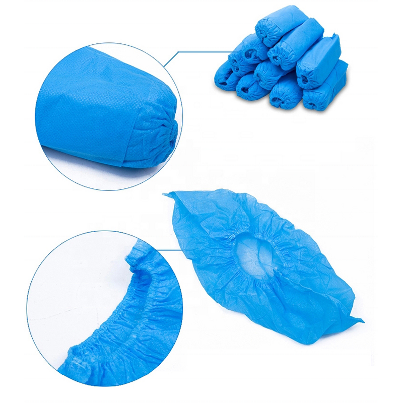 PE Shoe Covers Manufacturer - Disposable Hygienic 100 Pack Waterproof Non-slip