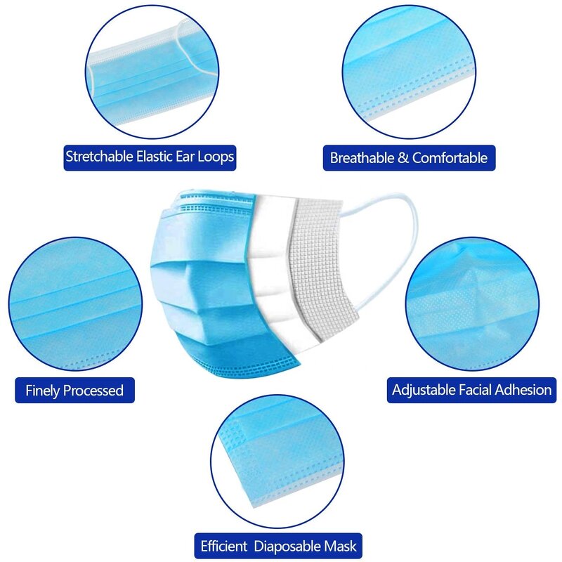 Transparent Smile Mask Manufacturer - Hot Sales Custom Food Industry Anti-Fog