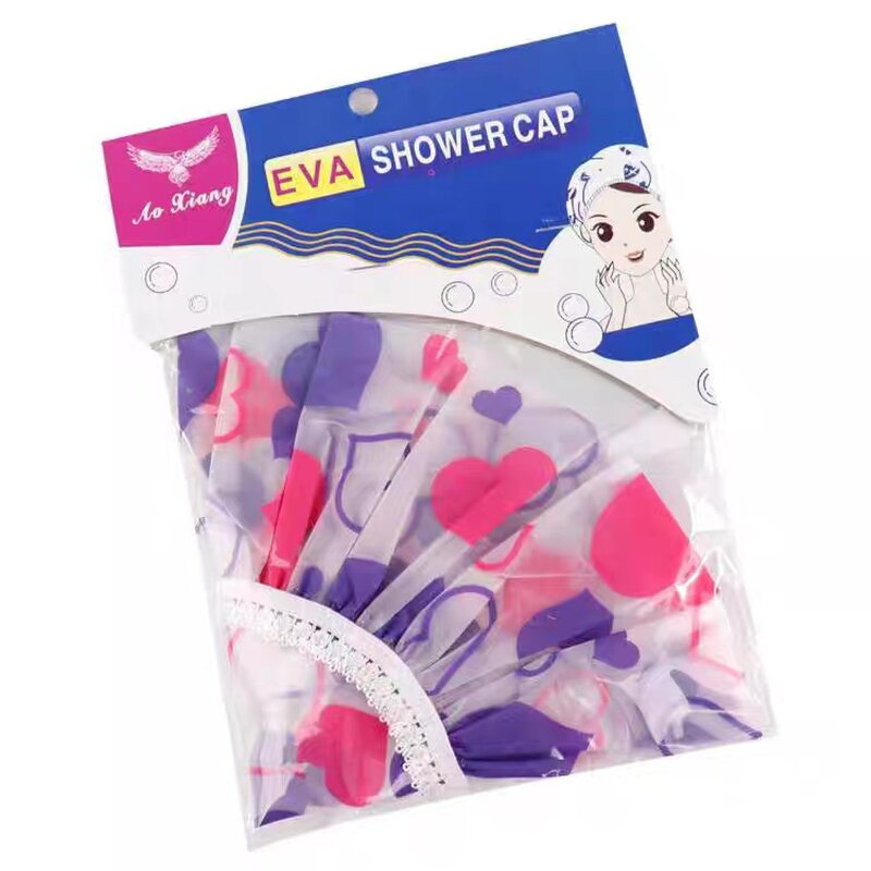 Shower Cap Manufacturer - Hot Sale Colorful Waterproof Thicken Elastic for Women