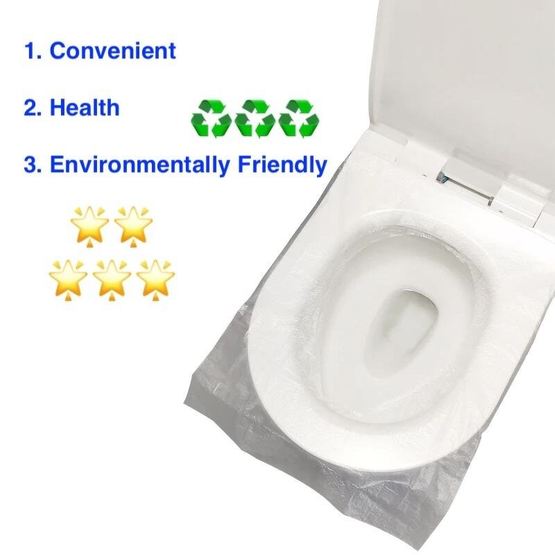 WC Seat Cover Manufacturer - Travel Pack Disposable PE Paper Square Shaped