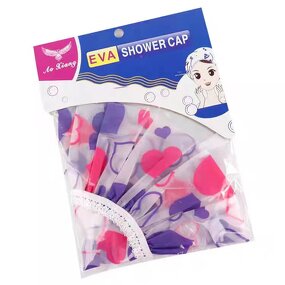 Shower Hat Manufacturer - EVA New Garden Thickened Waterproof Matte Printing Lace