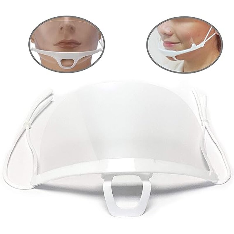 Plastic Face Mask Manufacturer - Clear for Tattoo Beauty Salon Anti Spit Anti-fog