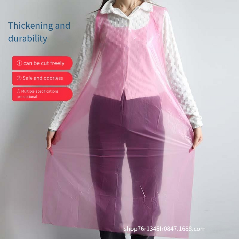 Plastic Apron Manufacturer - Transparent Kitchen with Rabbit Custom Logo