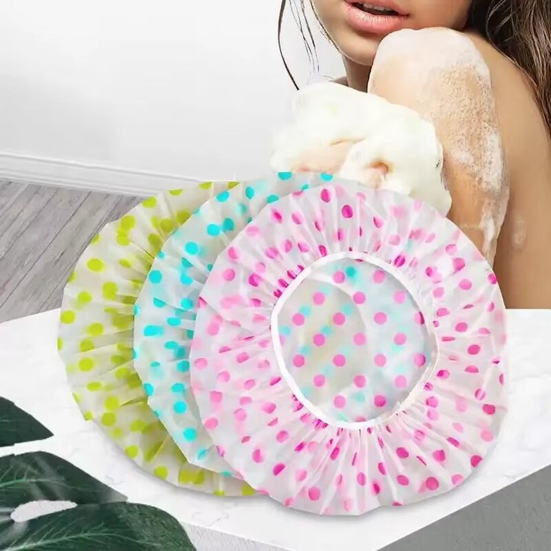 EVA Shower Cap Manufacturer - Junda Cute Waterproof Smoke-Proof Portable