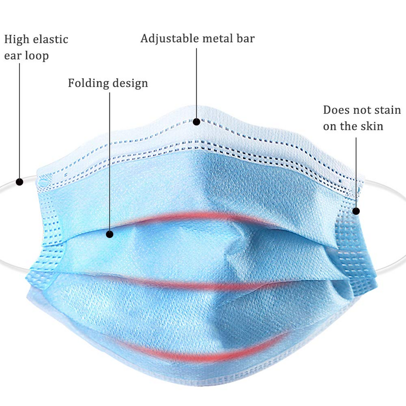 PE Shoe Covers Manufacturer - Disposable Blue Waterproof Stain-Resistant Packed in Bags