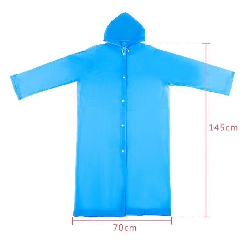 EVA Adult Raincoat Manufacturer - Junda Thickened Portable for Outdoor Camping