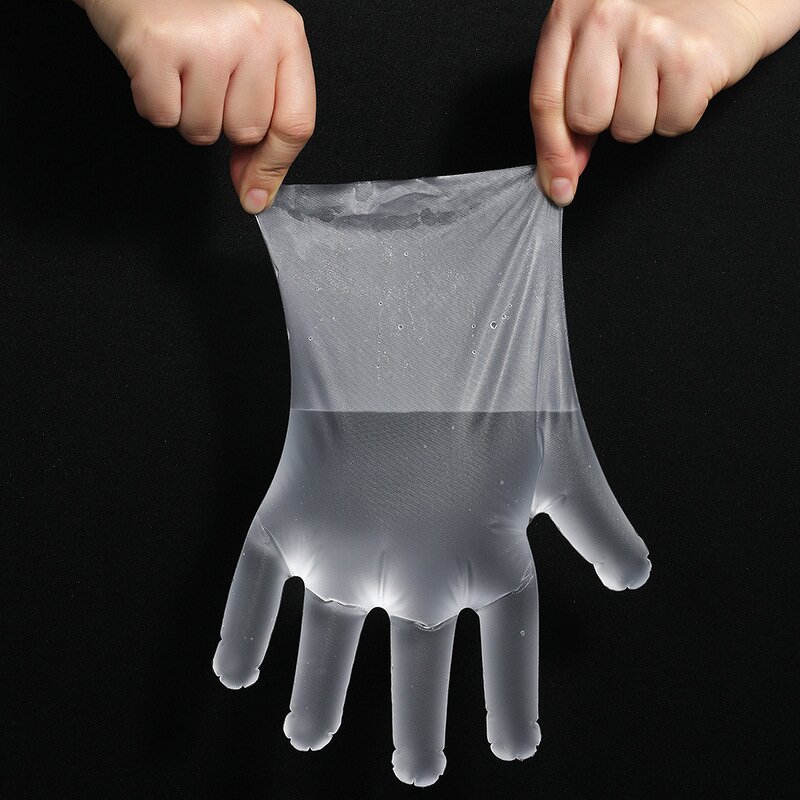 PVC Gloves Manufacturer - 100 Pcs/Box Junda Thick Powder-Free Clear Food-Grade