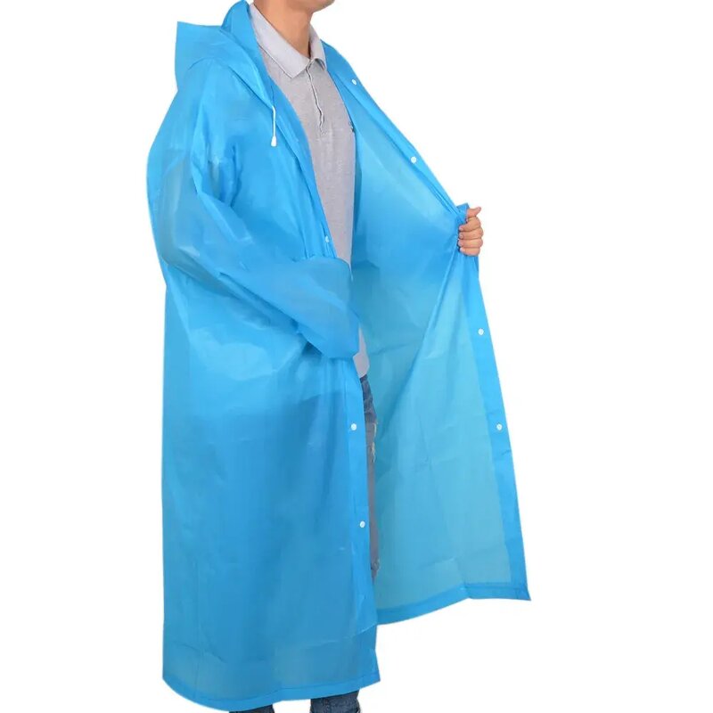 EVA Adult Raincoat Manufacturer - Junda Thickened Portable for Outdoor Camping