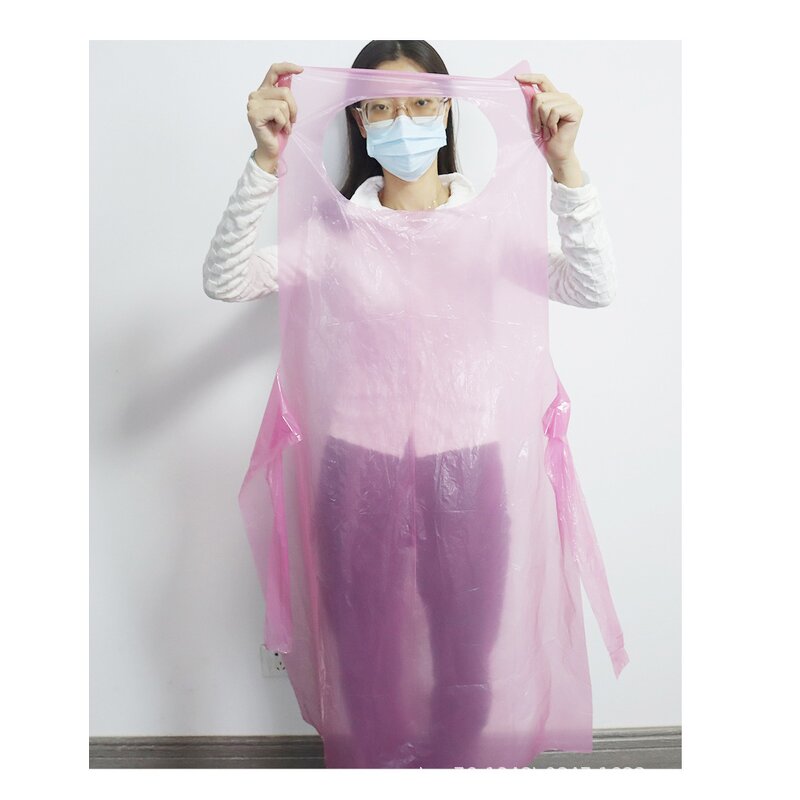 Plastic Apron Manufacturer - Transparent Kitchen with Rabbit Custom Logo