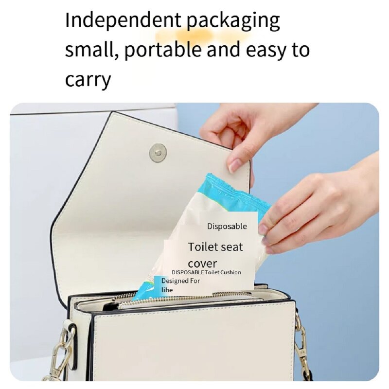 Toilet Seat Cover Manufacturer - Disposable Elastic Printed for Hotel Hygiene