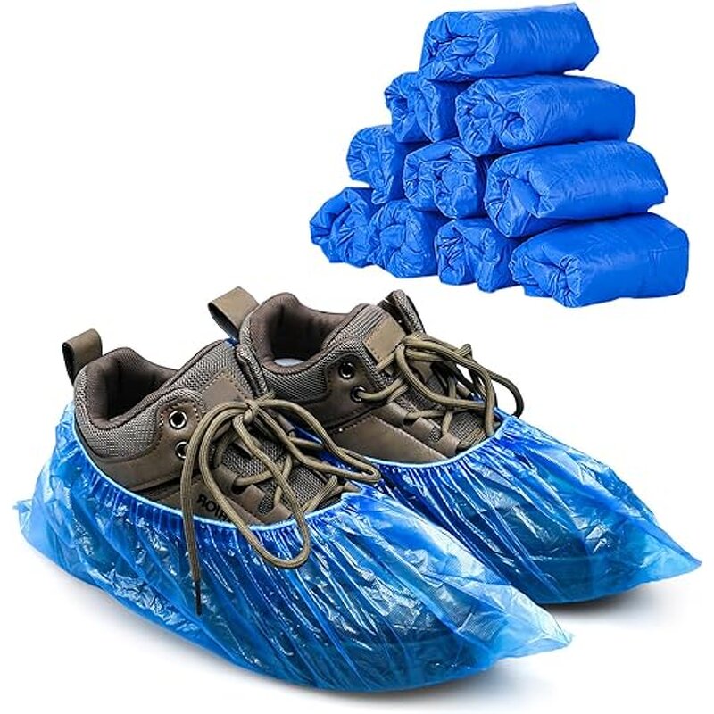 PE Shoe Covers Manufacturer - Factory Wholesale Blue Waterproof Anti Slip
