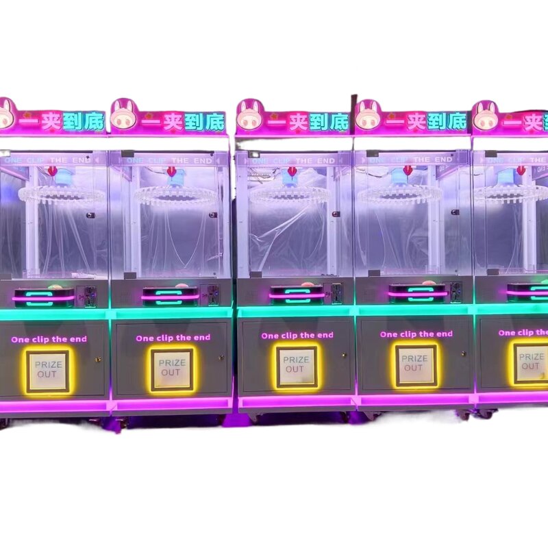 Mini Claw Crane Machine Manufacturer - Coin Operated for Kids Toys with USD Bill Acceptor