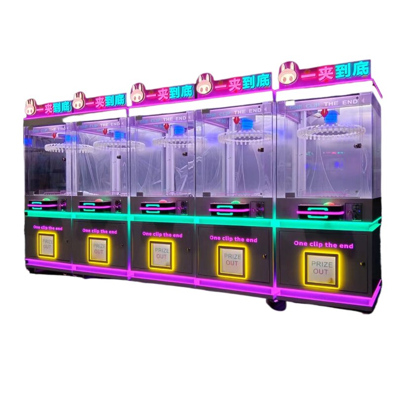 Mini Claw Crane Machine Manufacturer - Coin Operated for Kids Toys with USD Bill Acceptor