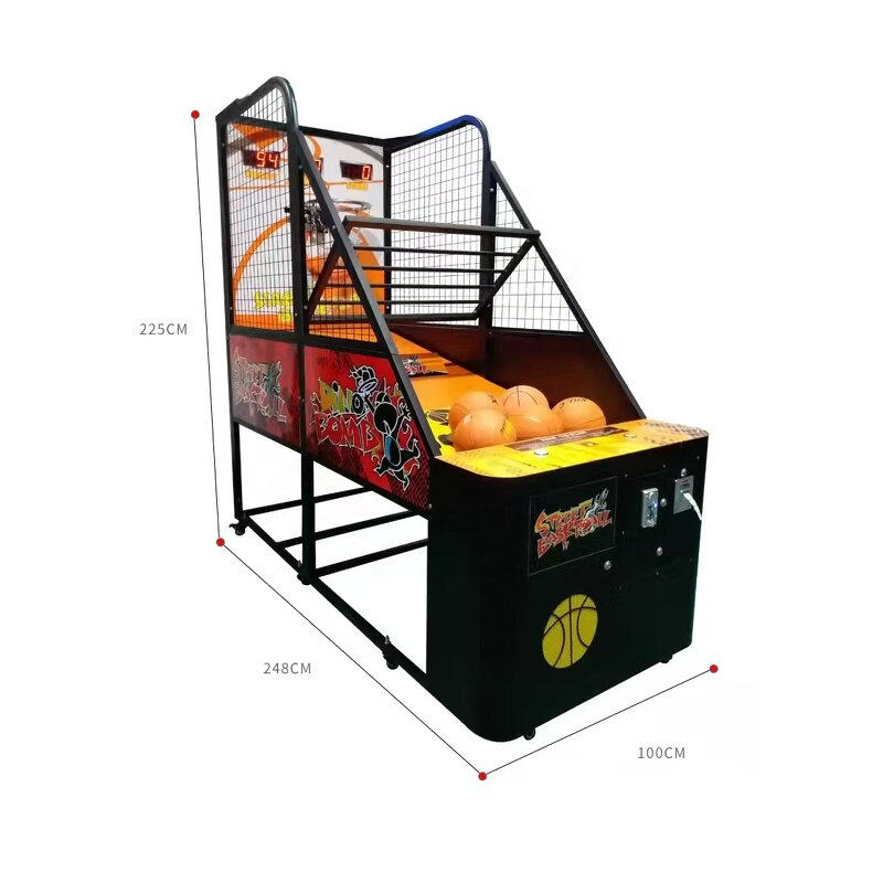 Arcade Coin Pusher Manufacturer - Adult 220V for Street Basketball Machine Simulator