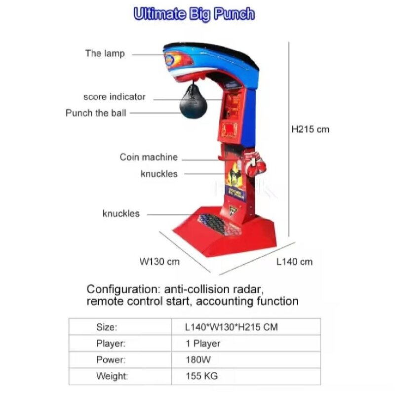 Claw Machine Manufacturer - Mini 220V LED Arcade 1-Year Warranty 4 Player English-Vending