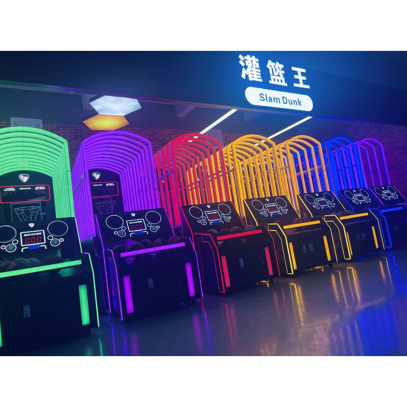 Arcade Machine Manufacturer - Mini 220V LED with Digital Printing Simulator English Plastic Basketball