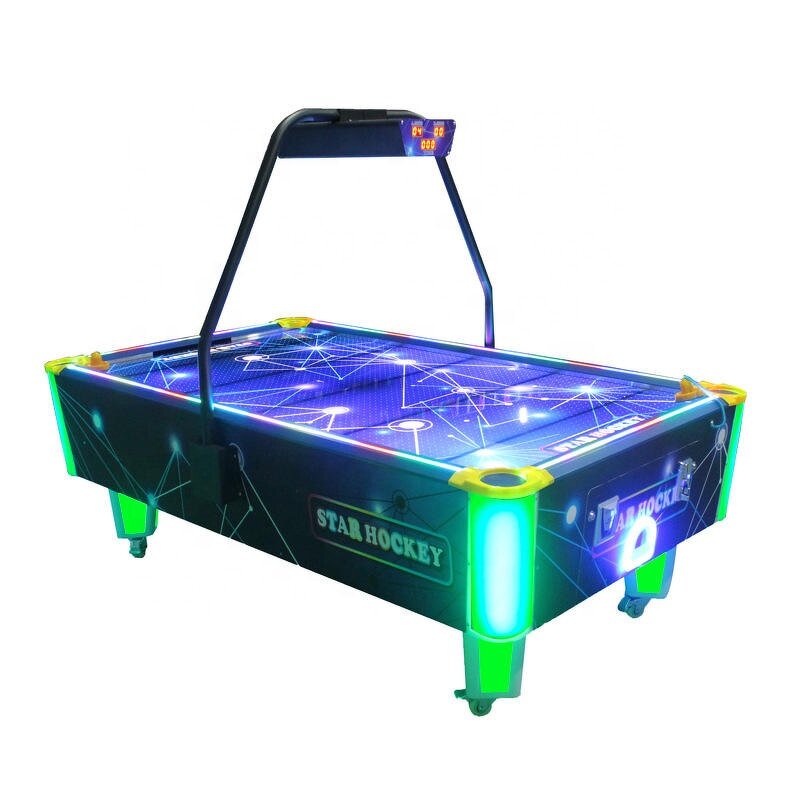 Air Hockey Table Manufacturer - Hot Selling 220V Coin-Operated for 6+ Years with English Metal Scoreboard