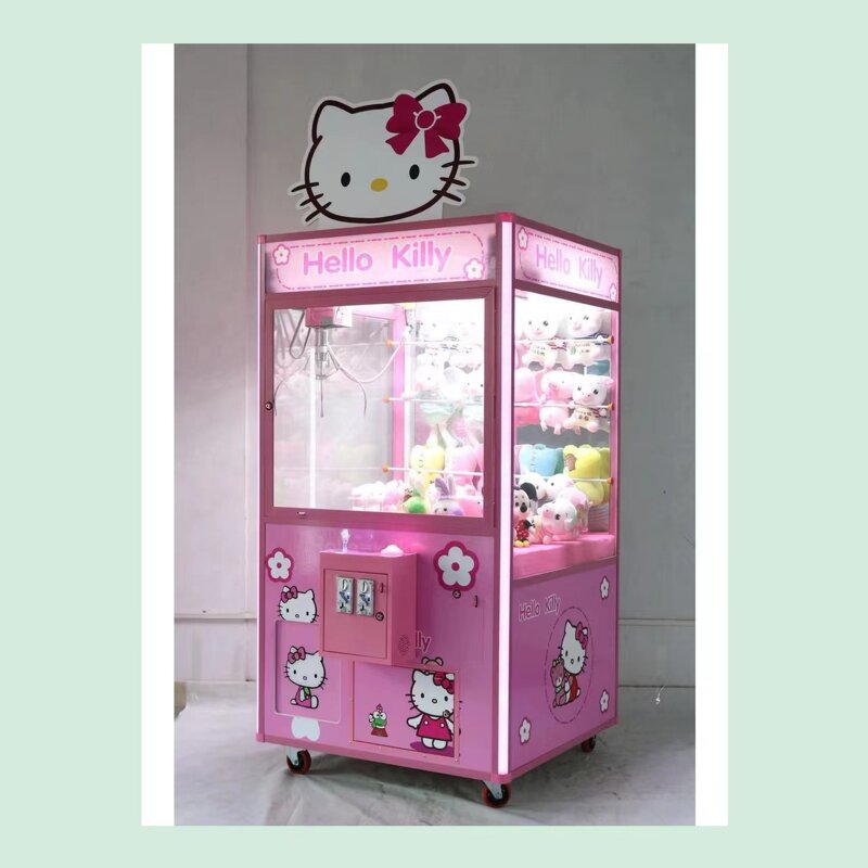 Claw Crane Machine Manufacturer - Coin Operated Toy Vending with Bill Acceptor Wooden Big Mac