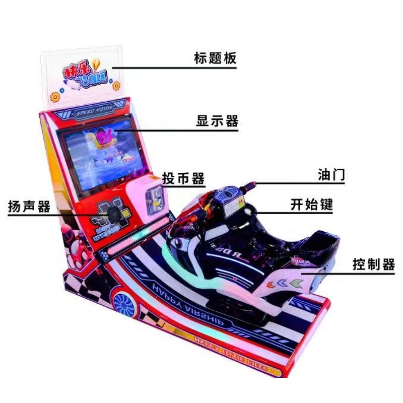 Airship Video Game Cabinet Manufacturer - Newly Designed Electric Kids Ride Swing Coin Operated