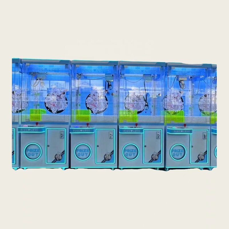 Claw Crane Machine Manufacturer - Coin Operated Grab Vending for Commercial Playground Transparent