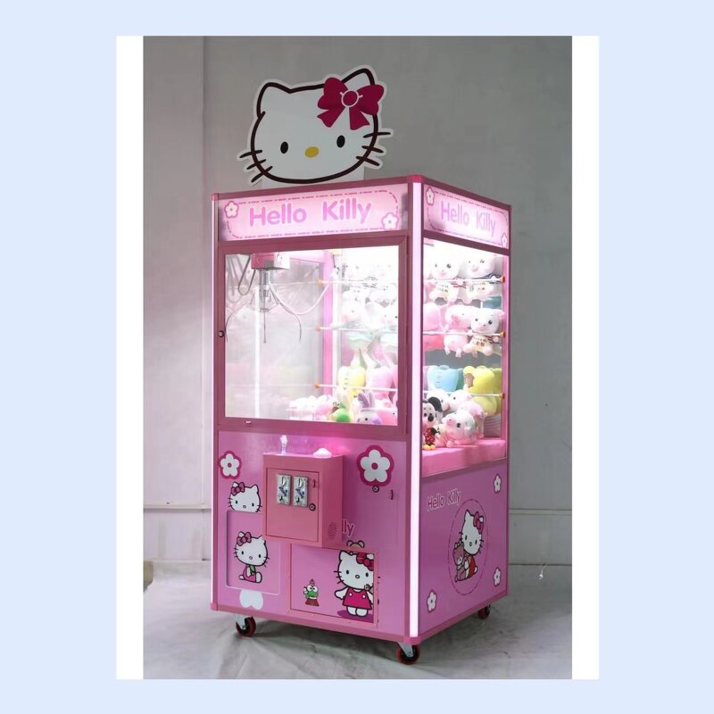 Claw Crane Machine Manufacturer - Coin Operated Toy Vending with Bill Acceptor Wooden Big Mac