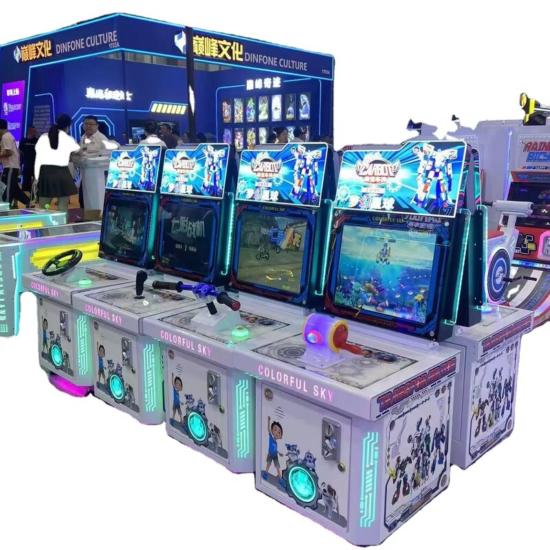 Arcade Machine Manufacturer - Mini 220V LED with Digital Printing Simulator Coin-Operated