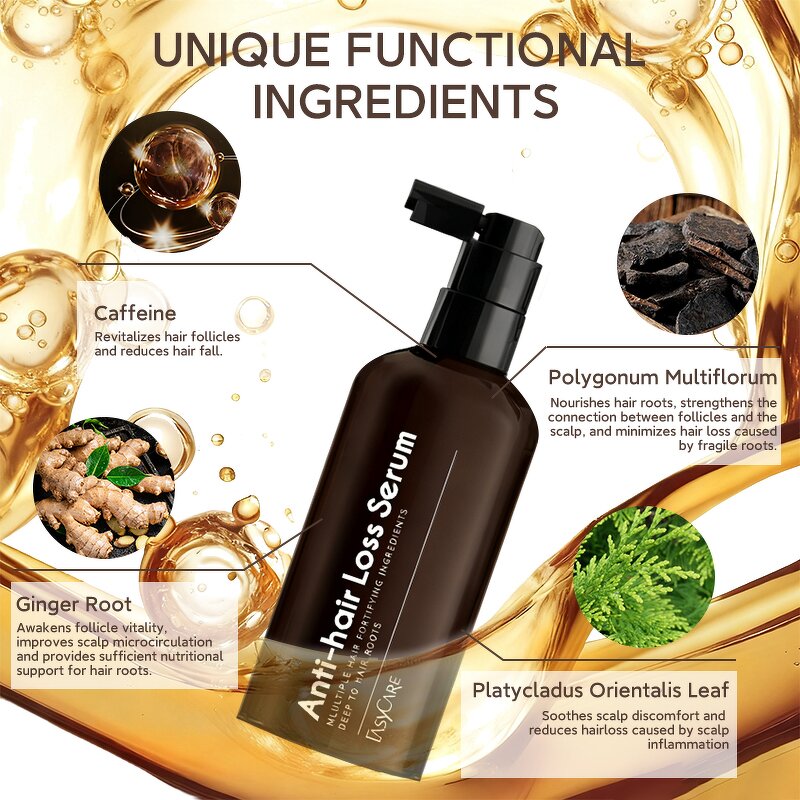 Scalp Serum Manufacturer - Fast Repair Regrowth Anti-Hair Loss with Caffeine Reduces Breakage
