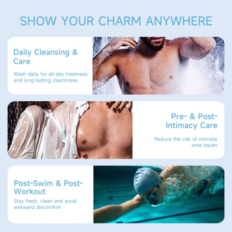 Men's Intimate Wash Manufacturer - Private Label Antibacterial Mousse PH Balanced Anti-Bacterial