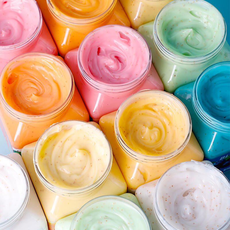 Body Scrub Manufacturer - Hot Selling Organic Vegan Fruit Whitening Exfoliating Sugar with Vitamin C