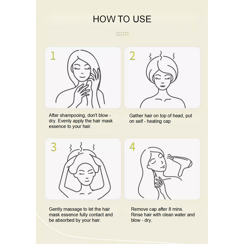 Steam Hair Cap Manufacturer - Hot Selling Organic Argan Oil Infused Nourishing Hair-Repairing