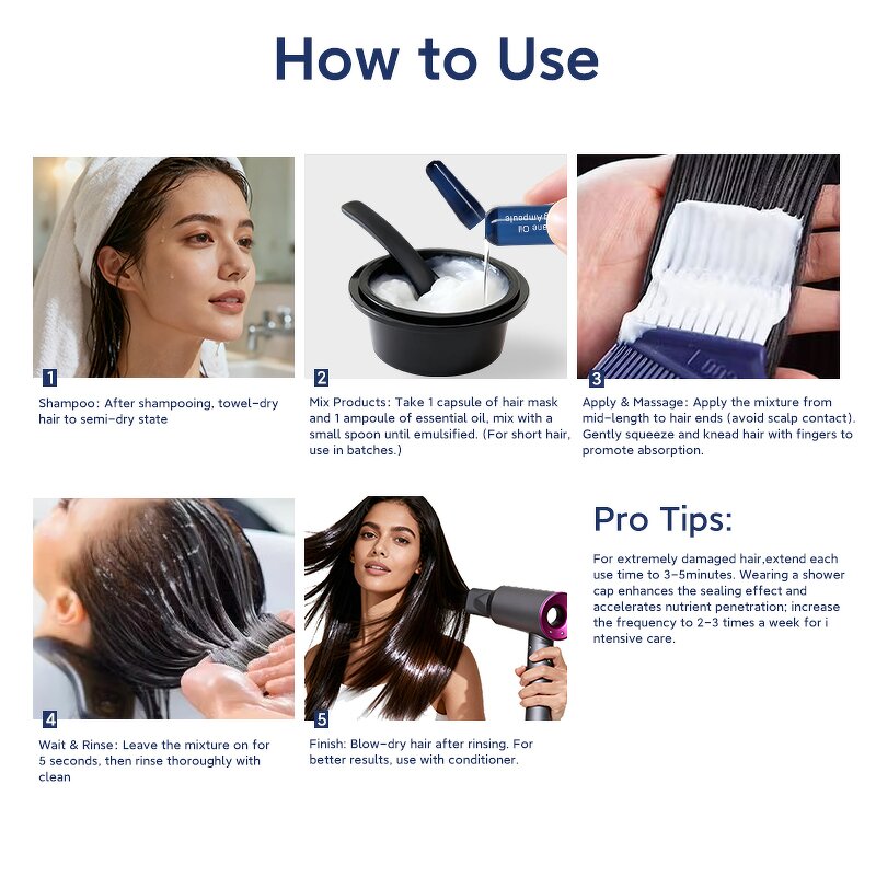 Hair Mask Set Manufacturer - Top Selling Caviar Repair Nourishes Hydrates Private Label