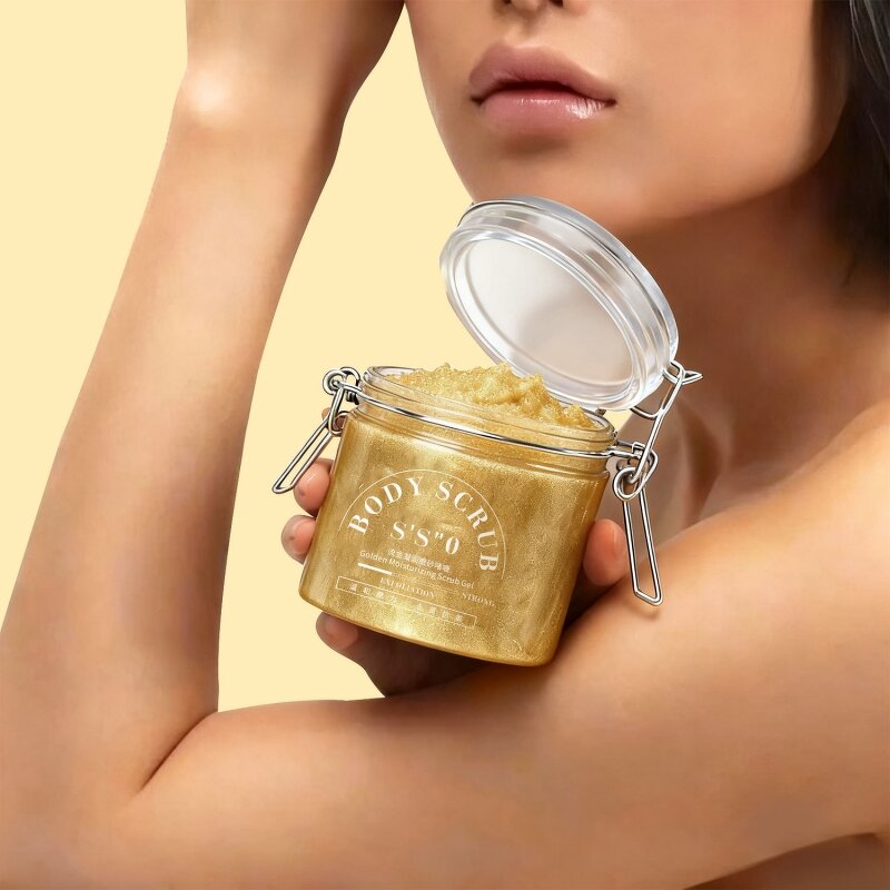 Body Polish Cream Manufacturer - Private Label 24K Gold Whitening Anti Aging Exfoliating Moisturizing
