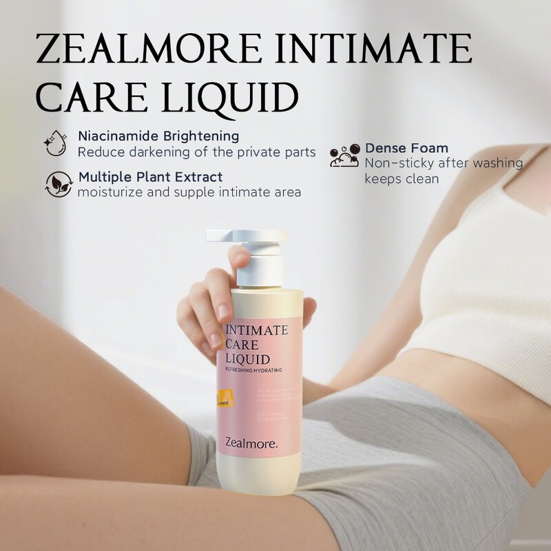 Intimate Care Liquid Manufacturer - Wholesale Zealmore Brightening Plant Extract Gentle Cleansing