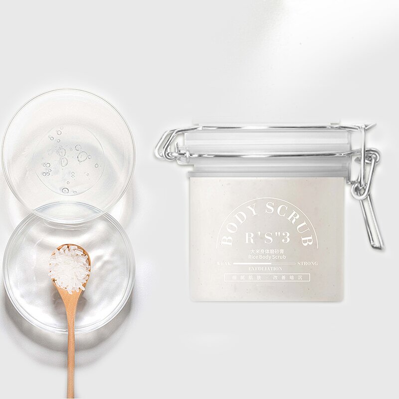Body Scrub Manufacturer - Organic Vegan Rice Super Whitening Exfoliating for Dark Spots